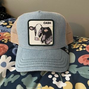 Goorin Bros. The Farm Original Adjustable Snapback Trucker Hat NWT Cash Cow